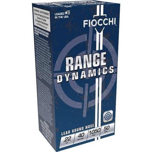 Fiocchi 22 LR Ammo 40gr LRN Ammunition - 50 Rounds