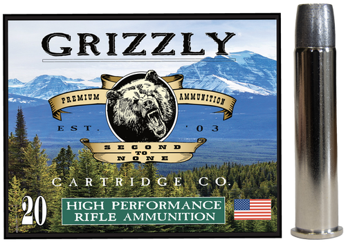 Grizzly 45-70 Ammo 460gr Wide Long Nose Gas Check Ammunition - 20 Rounds
