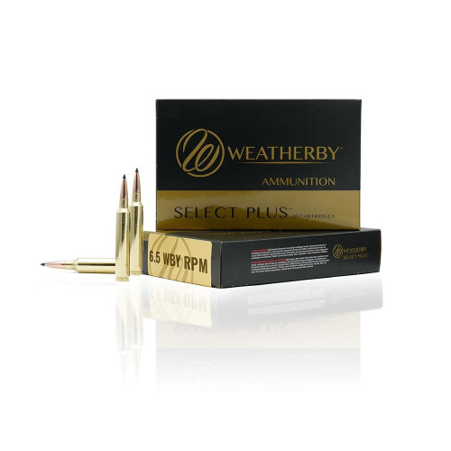 Weatherby 6.5 RPM Ammo 127gr Barnes LRX Ammunition - 20 Rounds