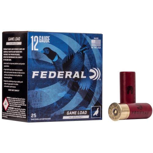 Federal 12 Gauge Ammo 1-1/4 oz #6 Lead Ammunition - 25 Rounds