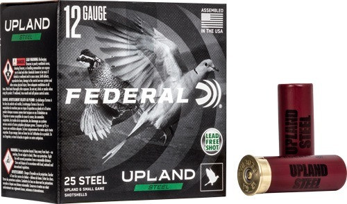 Federal 12 Gauge Ammo 1-1/8 oz #7.5 Steel Ammunition - 25 Rounds