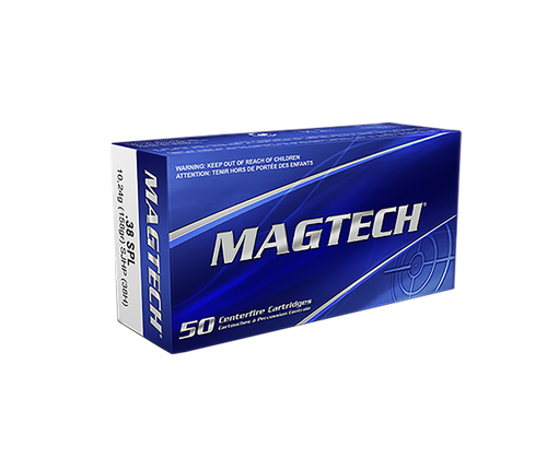 Magtech .38 Special Ammo 158gr SJHP Ammunition - 50 Rounds