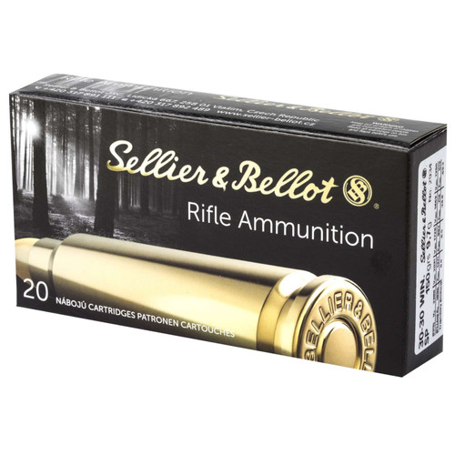 Sellier & Bellot 30-30 Win Ammo 150gr SP Ammunition - 20 Rounds