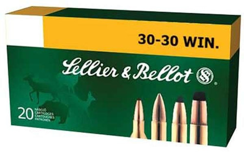 Sellier & Bellot 30-30 Win Ammo 150gr SP Ammunition - 20 Rounds