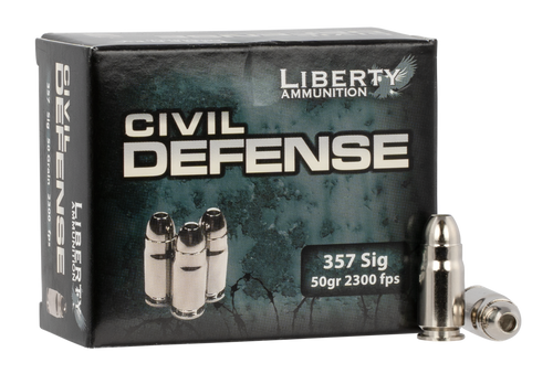 Liberty Ammunition 357 Mag Ammo 50gr LFFHP Ammunition - 20 Rounds