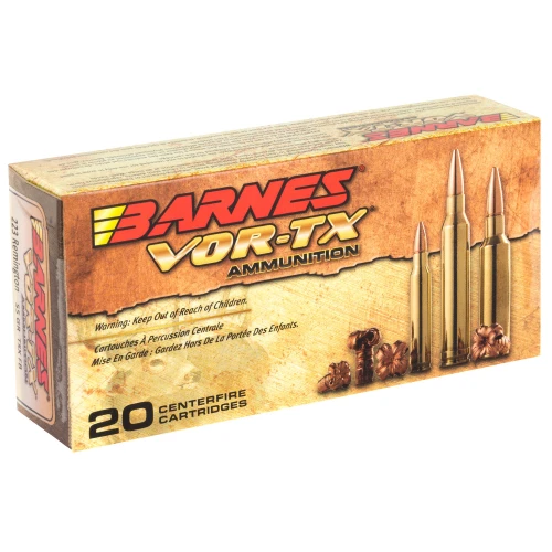 Barnes VOR-TX Rifle .223 Remington 55gr Ammo - 20 Rounds