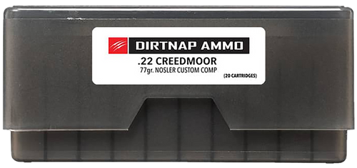 Fierce Firearms .22 Creedmoor Ammo 77gr Nosler Custom Competition Ammunition - 20 Rounds
