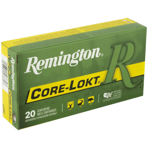 Remington 6.5 Creedmoor Ammo 140gr Pointed Soft Point Core-Lokt (PSPCL) Ammunition - 20 Rounds