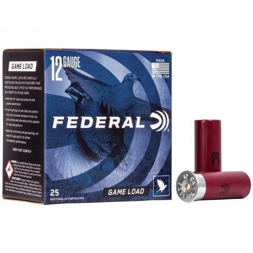 Federal 12 Gauge Ammo 1 oz #8 Shot Ammunition - 25 Rounds