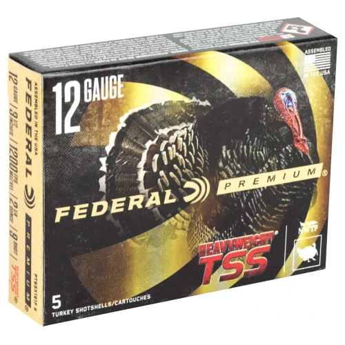 Federal 12 Gauge Ammo 2 1/4 oz #9 Tungsten Ammunition - 5 Rounds