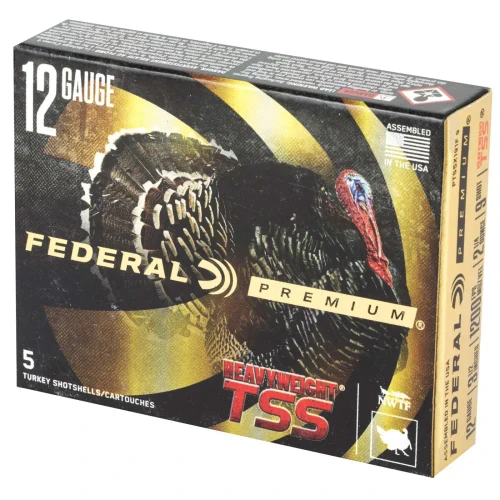 Federal 12 Gauge Ammo 2 1/4 oz #9 Tungsten Ammunition - 5 Rounds