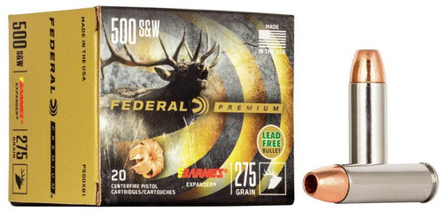 Federal 500 Magnum Ammo 275gr JHP Ammunition - 20 Rounds