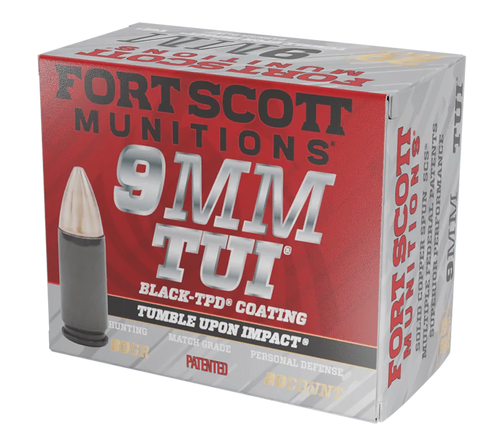 Fort Scott Munitions 9mm Ammo 80gr SCS Ammunition - 20 Rounds