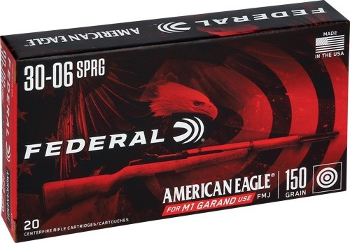 Federal 30-06 Springfield Ammo 150gr FMJ Ammunition - 20 Rounds