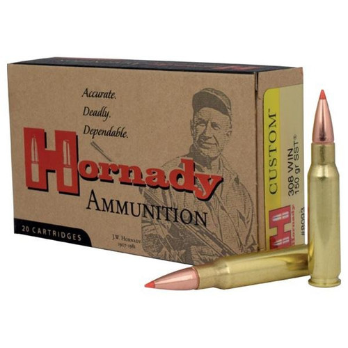 Hornady .308 Win Ammo 150gr SST Ammunition - 20 Rounds