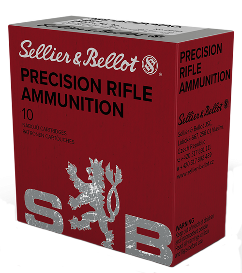 Sellier & Bellot 338 Lapua Mag Ammo 250gr HP-BT Ammunition - 10 Rounds