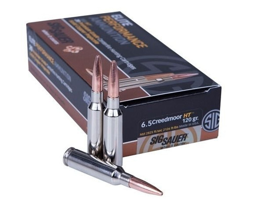 Sig Sauer 6.5mm Creedmoor Ammo 120gr SCE Ammunition - 20 Rounds