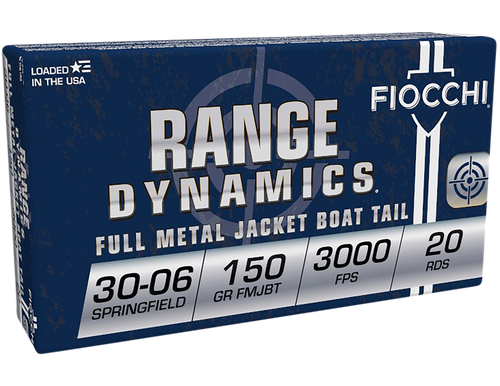 Fiocchi 30-06 Ammo 150gr FMJ-BT Ammunition - 20 Rounds
