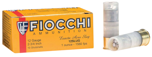 Fiocchi 12 Gauge Ammo Aero Extrema 1 oz Rifled Slug Shot Ammunition - 10 Rounds