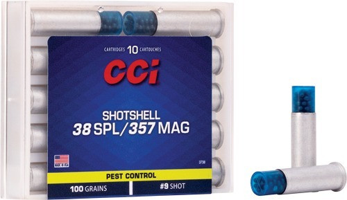 CCI .38 Special Ammo 100gr Shotshell #9 Shot Ammunition - 10 Rounds
