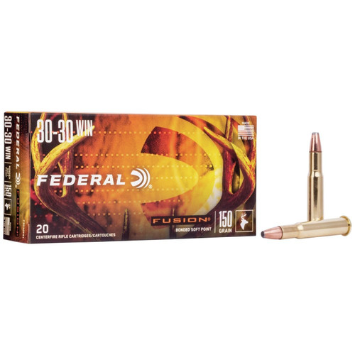Federal 30-30 Win Ammo 150gr Fusion SP Ammunition - 20 Rounds