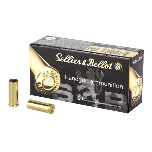 Sellier & Bellot .32 (Smith & Wesson) Ammo 100gr Lead Wadcutter Ammunition - 50 Rounds