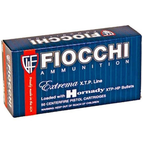 Fiocchi 9mm Ammo 115gr XTP JHP Ammunition - 25 Rounds