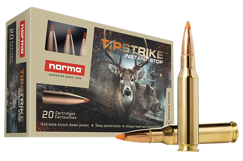 Norma 7mm-08 Rem Ammo 160gr PT Ammunition - 20 Rounds