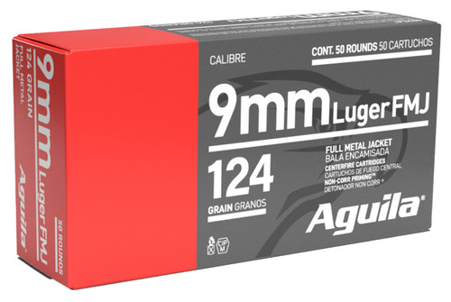 AGU 9MM 124GR FMJ 50/20 