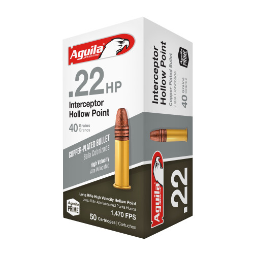 Aguila .22LR Ammo 40gr CPHP Ammunition - 50 Rounds