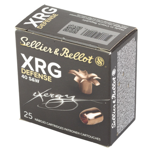 Sellier & Bellot .40 S&W Ammo 130gr SCHP Ammunition - 25 Rounds