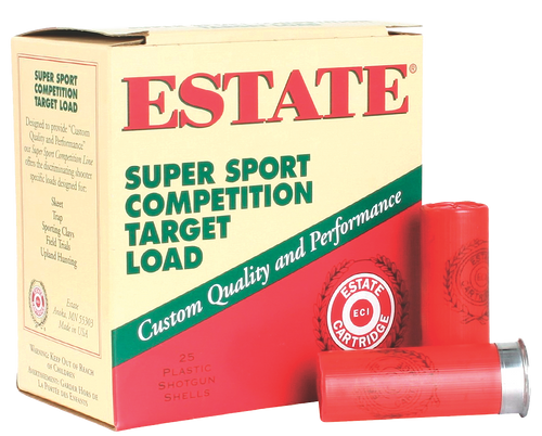 Estate Cartridge 12 Gauge Ammo 1 oz #7.5 Lead Shot Ammunition - 25 Rounds