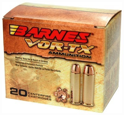 Barnes 45 Colt Ammo 200gr Solid Hollow Point Ammunition - 20 Rounds