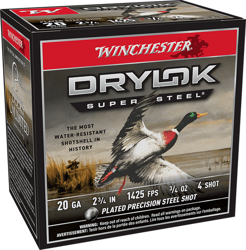 Winchester 20 Gauge Shotgun Ammunition XS204 2.75" #4 - 25 Shells