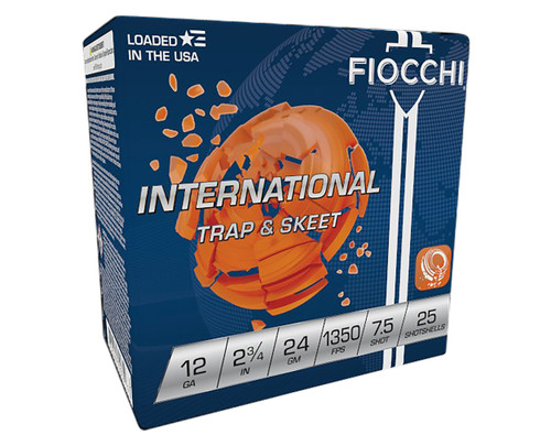 Fiocchi 12 Gauge Ammo 24 oz #7.5 Lead Ammunition - 25 Rounds