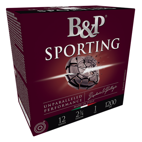 B&P Ammunition 12 Gauge Ammo 1oz #7-1/2 Lead Shot Ammunition - 25 Rounds