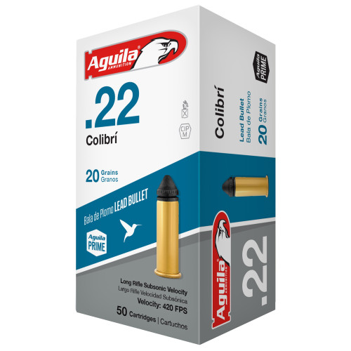 Aguila 22 Long Rifle Ammo 20gr LSP Ammunition - 50 Rounds