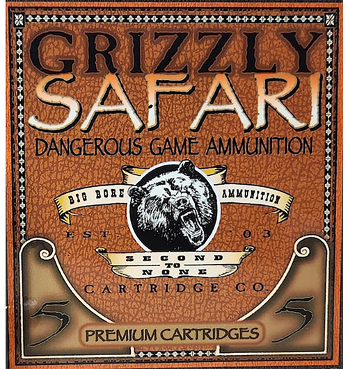 Grizzly 470 Nitro Express Ammo 500gr Triple Shock X Ammunition - 5 Rounds Grizzly 470 Nitro Express Ammo 500gr Triple Shock X Ammunition - 5 Rounds