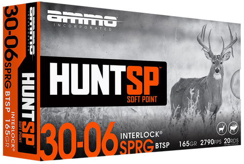 Ammo Inc .30-06 Springfield Ammo 165gr SP Ammunition - 20 Rounds