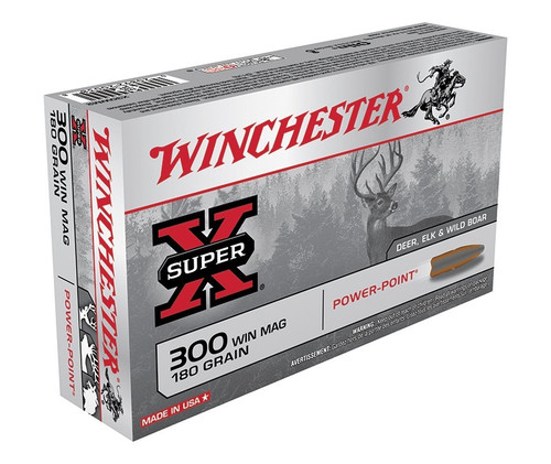 Winchester 300 WSM Ammo 180gr PP Ammunition - 20 Rounds
