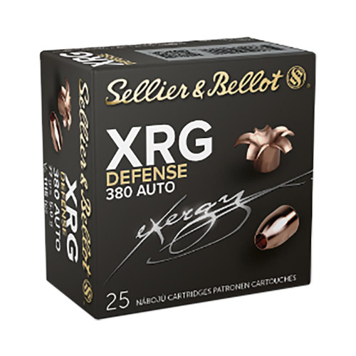 Sellier & Bellot 380 Ammo 77gr Solid Ammunition - 25 Rounds