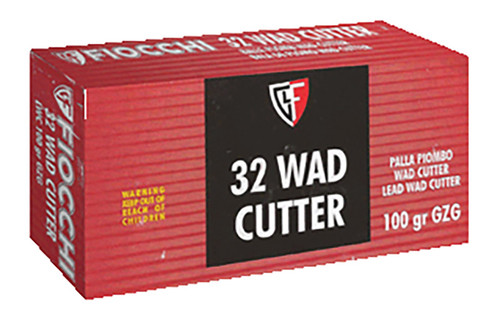 Fiocchi 32 S&W Long Ammo 100gr LWC Ammunition - 50 Rounds