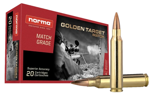 Norma 223 Rem Ammo 69gr BTHP Ammunition - 20 Rounds