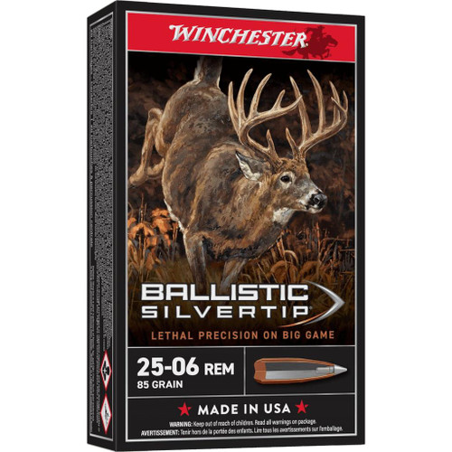 Winchester 25-06 Ammo 85gr PT Ammunition - 20 Rounds