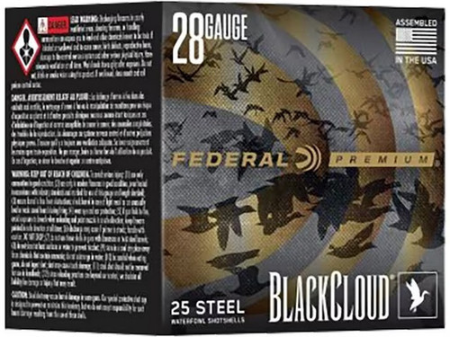 Federal 28 Gauge Ammo 3/4 oz #3 Steel Ammunition - 25 Rounds