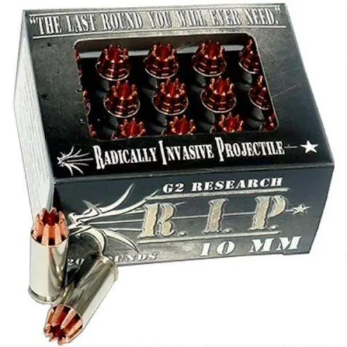 G2 Research 10mm Auto Ammo 115gr FHP Ammunition - 20 Rounds
