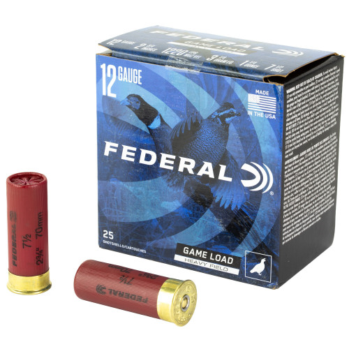 Federal 12 Gauge Ammo 1-1/4 oz #7.5 Lead Ammunition - 25 Rounds