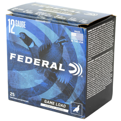Federal 12 Gauge Ammo 1-1/4 oz #7.5 Lead Ammunition - 25 Rounds