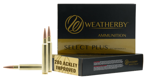 Weatherby 280 Ackley Improved Ammo 139gr Hammer Custom Ammunition - 20 Rounds