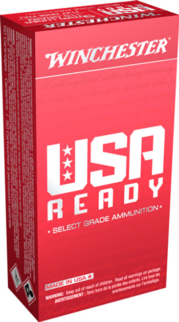 Winchester 9mm Ammo 115gr Full Metal Jacketed Ammunition - 50 Rounds